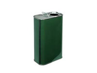 LATTINA PER OLIO RETTANGOLARE VERDE LT.2- - lt.2 - cm.14,7x9x20h. (bancale pz.480) - 10 pezzi