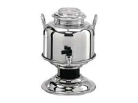 FUSTO INOX PER OLIO GRAFFATO LT.5 CON BASE  ø mm.235x370h.    MAFFEI