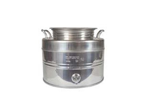 FUSTO INOX PER OLIO GRAFFATO LT.10  ø mm.310x240h.    MAFFEI