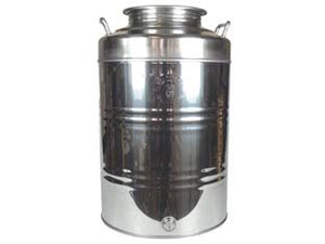 FUSTO INOX PER OLIO GRAFFATO LT.50    BELVIVERE