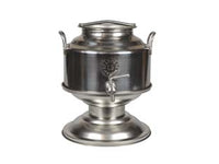 FUSTO INOX PER OLIO SALDATO LT.5 CON BASE    BELVIVERE