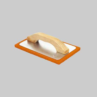 FRATTONE IN GOMMASPUGNA LEVIGATO 28 28x14 cm - sp. 20 mm - arancio (morbida) - MADE IN ITALY
