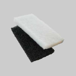 RICAMBIO TAMPONE IN FIBRA 25x12 cm - Bianco - MADE IN ITALY