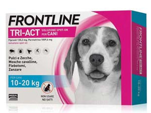 FRONTLINE TRIACT SPOTON PER CANI M  in confezione da 6 pipette    FRONTLINE