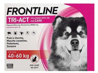 FRONTLINE TRIACT SPOTON PER CANI XL  in confezione da 3 pipette    FRONTLINE