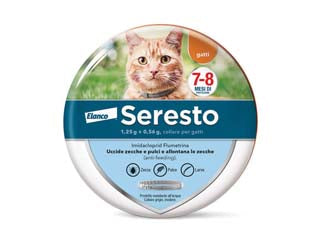 COLLARE SERESTO CONTRO PULCI E ZECCHE PER GATTI    SERESTO