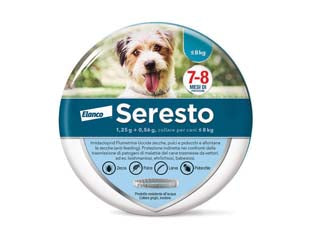 COLLARE SERESTO CONTRO PULCI E ZECCHE CANI FINO A 8 KG.    SERESTO