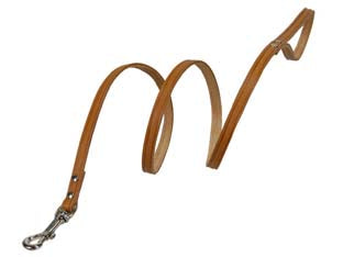 GUINZAGLIO PER CANI CUOIO EXTRA NATURALE SPESSORE MM.1- - cm.110x1 cuoio naturale - 6 pezzi