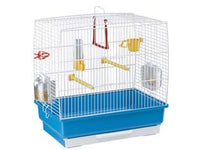 GABBIA UCCELLI REKORD 2  cm.39x25x41h. bianca