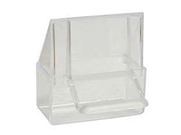 MANGIATOIA ESTERNA PER GABBIA UCCELLI- - cm.7x4x8h. - 6 pezzi