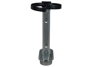 ABBEVERATOIO PORTABOTTIGLIA IN LAMIERA ZINCATA- - cm.26h. - 2 pezzi