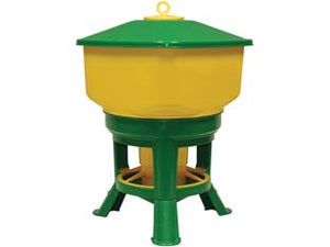 MANGIATORIA PER POLLI KUBIC PREMIUM LT.30  lt.30 di capienza ø cm.40x57h.    NOVITAL