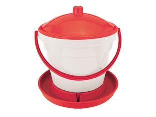 ABBEVERATOIO SERBATOIO RAPID CLEAN PER POLLI- - lt.12, cm.36x36x69h - 2 pezzi NOVITAL