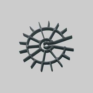 DISTANZIATORE CIRCOLARE PER CASSERO H 15 mm - Ø tondino 4-8 mm - 1000 pezzi