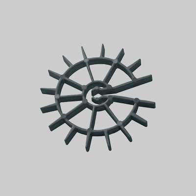 DISTANZIATORE CIRCOLARE PER CASSERO H 15 mm - Ø tondino 4-8 mm - 1000 pezzi