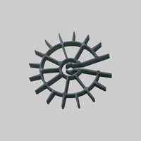 DISTANZIATORE CIRCOLARE PER CASSERO H 20 mm - Ø tondino 4-8 mm - 1000 pezzi