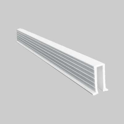 GIUNTO DI DILATAZIONE AD 'U' 6x21 mm - barra 2 mt - 100 metrilineari