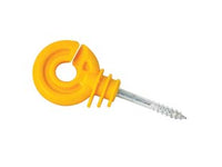 ISOLATORE ELETTRORECINZIONE AD ANELLO CON VITE PER LEGNO- - vite zincata mm.37 - 25 pezzi KERBL