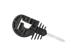 ISOLATORE ELETTRORECINZIONE COMBINATO PREMIUM C/VITE PER LEGNO- - vite zincata mm.37 - 25 pezzi KERBL