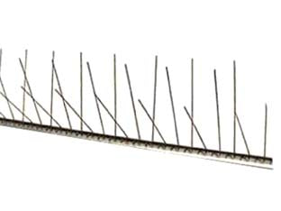 DISSUASORE VOLATILI RIGIDO PLURISPILLO INOX- - cm.100 - 10 mt