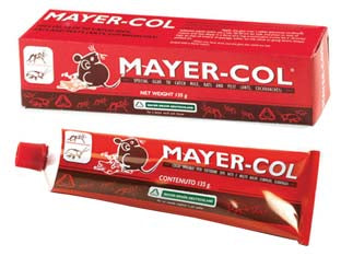 COLLA PER TOPI MAYERCOL- - gr.135 in tubetto - 25 pezzi MAYER