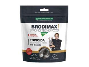 TOPICIDA BRODIMAX STRONG TECNO FOOD KING- - gr.150 in busta - 36 pezzi MAYER
