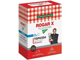 TOPICIDA ROGAR X PLUS EXTRA TRIS- - gr.1500 in scatola 3 bustine da gr.500 - 12 pezzi MAYER