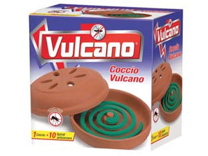 COCCIO + 10 SPIRALI - 4 pezzi VULCANO