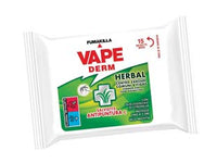 SALVIETTE PROFUMATE ANTIPUNTURA DERM HERBAL- - in flowpack pz.15 - 12 pezzi VAPE