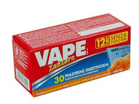PIASTRINA PER ELETTROEMANATORI PROFUMATA ZANZARE COMUNI E TIGRE- - in confez. da pz.30 - 12 pezzi VAPE