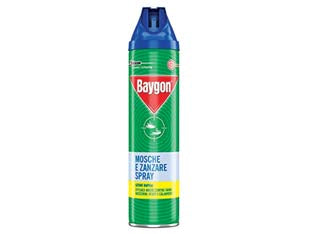 BAYGON INSETTICIDA MOSCHE E ZANZARE PLUS- - ml.400 - 12 pezzi BAYGON