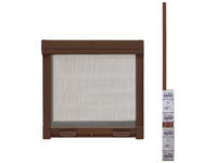 ZANZARIERA KIT A MOLLA FRIZIONATA COLORE MARRONE cm.160x170h.    VETTE