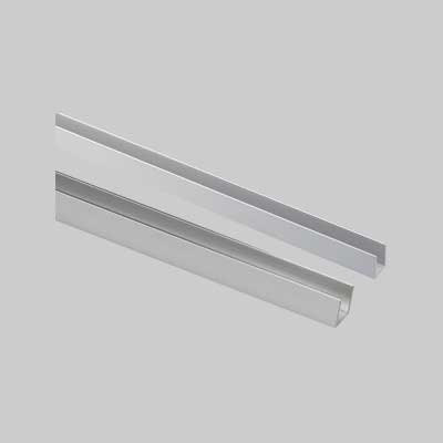 PROFILO PER RIVESTIMENTI TIPO 'U' 10x15x1 mm - lucido - barra 2 mt - 10 metrilineari- ARCANSAS