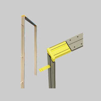 CONTROTELAIO UNIVERSALE IN PVC 'PRATIKO' 105 mm - H. 2170 mm