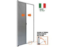 ZANZARIERA A RULLO LATERALE STRUTTURA IN ALLUMINIO COLORE BIANCA  cm.160x250h.    SANGIORGIO