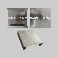 STAFFA DI GIUNZIONE PER ANTA DOPPIA per versione intonaco 90 mm