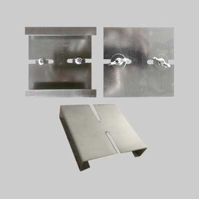 STAFFA DI GIUNZIONE PER ANTA DOPPIA per versione intonaco 90 mm