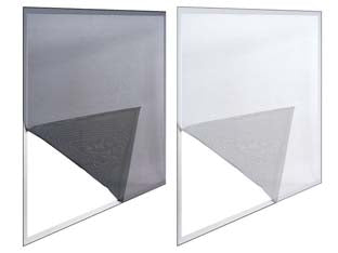 ZANZARIERA PER FINESTRE IN POLIESTERE CON NASTRO VELCRO 2 TELI- - cm.150x180 - nera - 5 pezzi SANGIORGIO