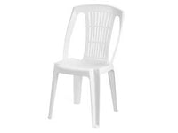 SEDIA DA GIARDINO STELLA BIANCA  cm.46x53x86h.  peso kg.2,58