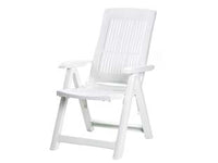 POLTRONA DA GIARDINO TAMPA BIANCA  cm.60x61x109h.  peso kg.6