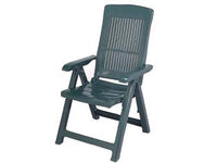 POLTRONA DA GIARDINO TAMPA VERDE  cm.60x61x109h.  peso kg.6