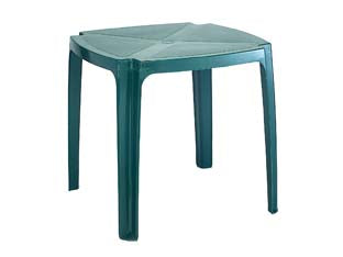 TAVOLO DA GIARDINO 75X75 VERDE CM.75X75X72H.  cm.75x75x72h.  peso kg.5,9