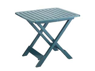 TAVOLO DA GIARDINO PIEGHEVOLE TEVERE VERDE CM.79X72X70H.  cm.79x72x70h.  peso kg.7,3