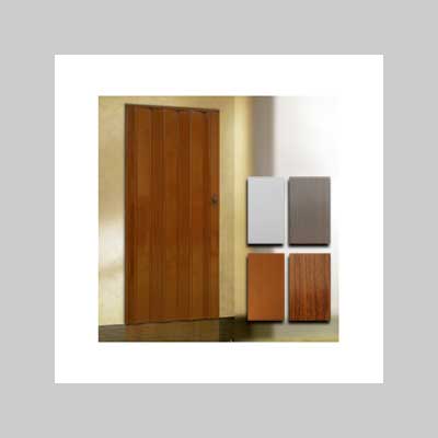 PORTA A SOFFIETTO EFFETTO LEGNO 82x214 cm - Col. Ciliegio