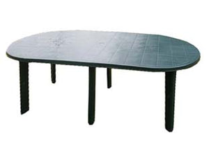 TAVOLO DA GIARDINO TAVOLO 180 VERDE CM.181X90X72H.  cm.181x90x72h.  peso kg.13,4