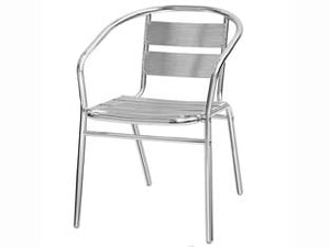 SEDIA WIDE IN ALLUMINIO  cm.54x56x74h.    VETTE