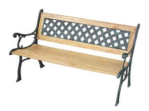 PANCHINA LOSANGHE  tipo normale  cm.126x56x74h.  peso Kg.23    VETTE