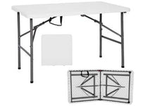 TAVOLO BIRRERIA PIEGHEVOLE IN HDPE CM.122X60X74H.  chiuso cm.62x62x8h.    VETTE