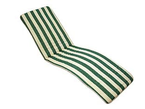 CUSCINO TENERIFE A RIGHE BLU PER LETTINO PIEGHEVOLE  cm.58,5x189h. spessore cm.3