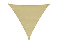 VELA OMBREGGIANTE HDPE TRIANGOLARE BEIGE  mt.5x5x5    VETTE